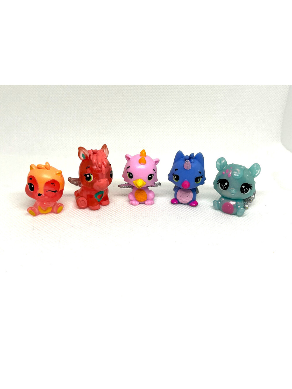 Hatchimals Lot of 5 CollEGGtibles - Unicorn, Dragon, Pony, More